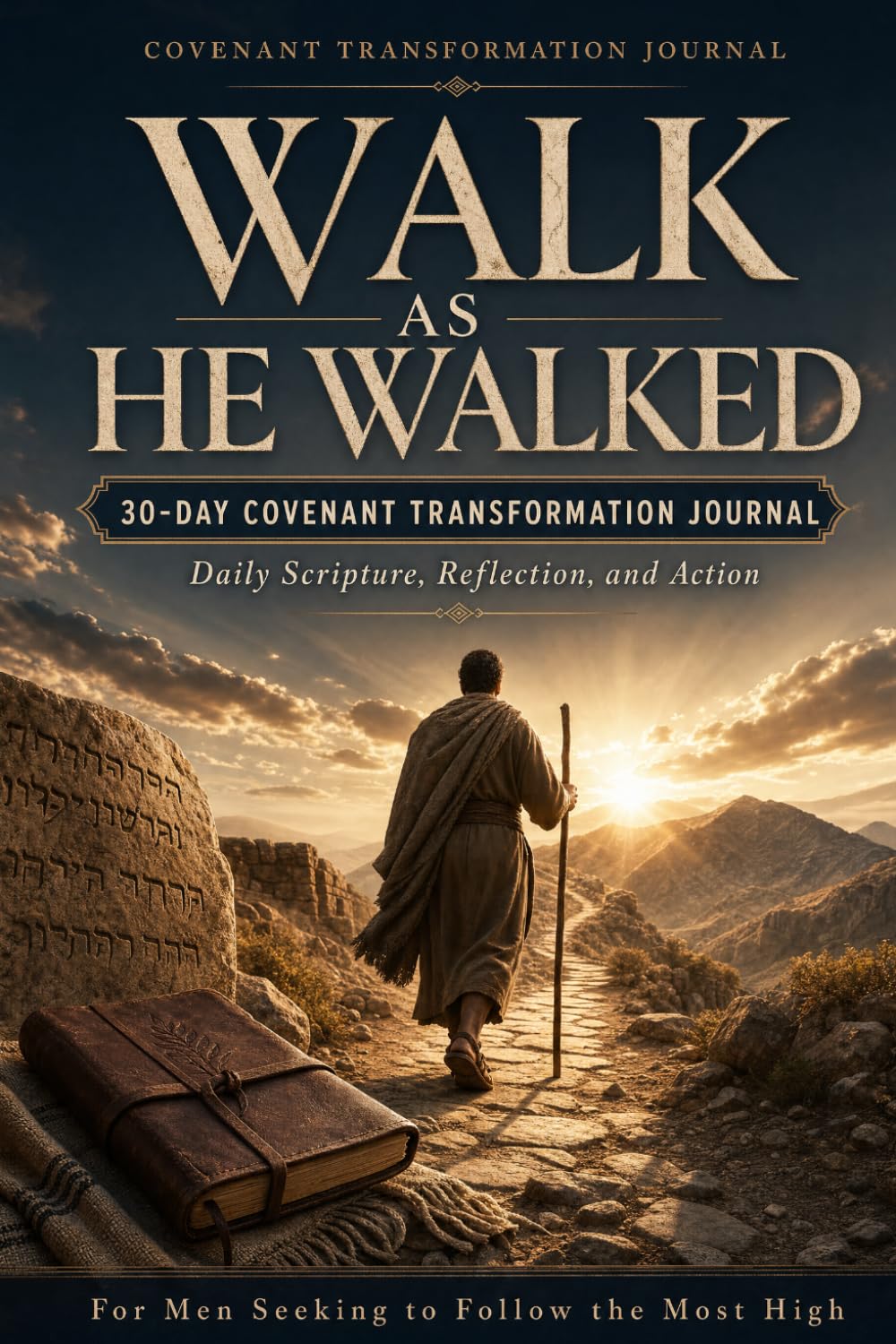 Walk as He Walked: 30-Day Covenant Transformation Journal Daily Scripture, Reflection, and Action for Men Seeking to Follow the Most High