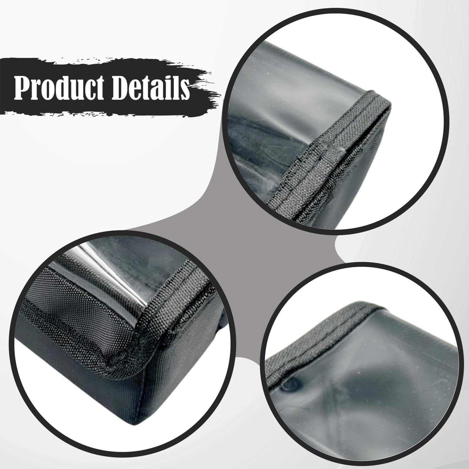 Pochette Cosmetica, Beauty Case, Contenitore in Tessuto Oxford, Accessori Da Viaggio, Essenziale con Divisori, Organizer Portatile, 2 grandi 2 piccoli