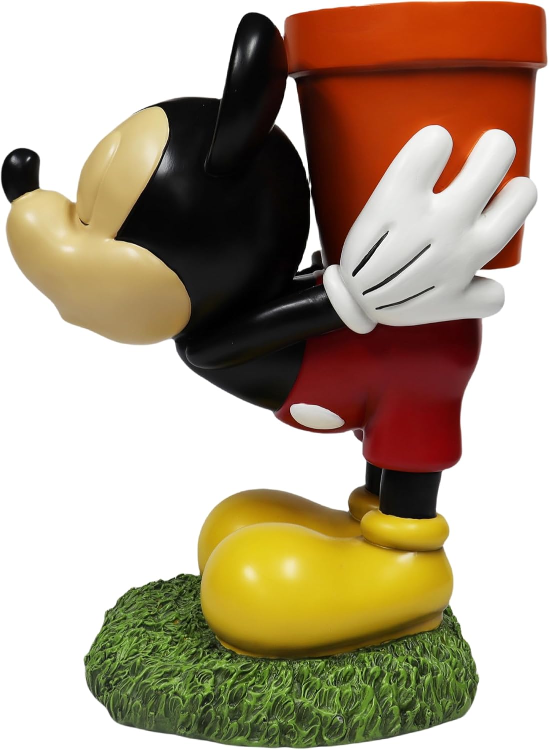 20" H Polyresin Disney Mickey Flowerpot (Only fit for Plastic Pot Under 5.75 in D x 5.75 in H)