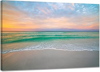 Amazon.co.jp: 海の絵 アートパネル 海 青空 白雲 海浜 日光