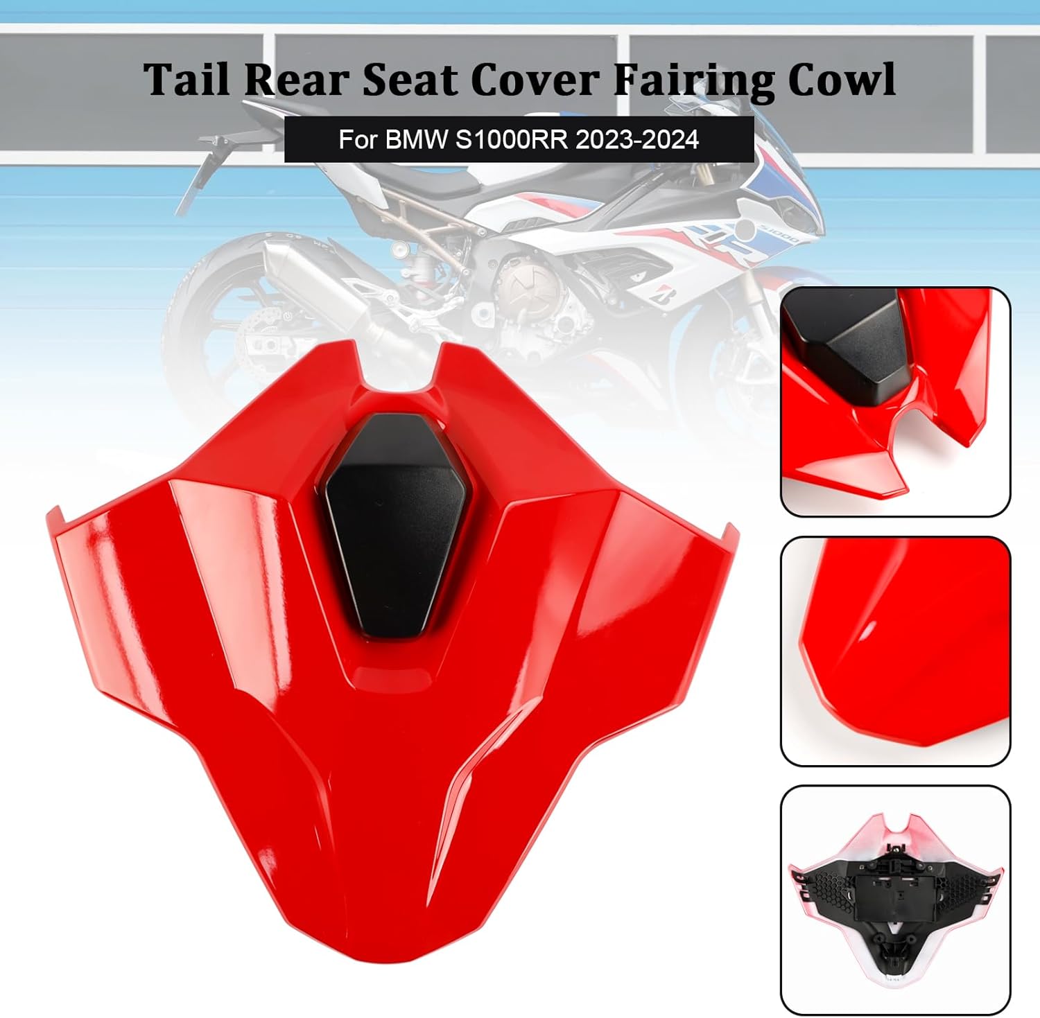 Areyourshop Tail Rear Seat Cover Fairing Cowl Rear Seat Cowl for BMW S1000RR 2023-2024