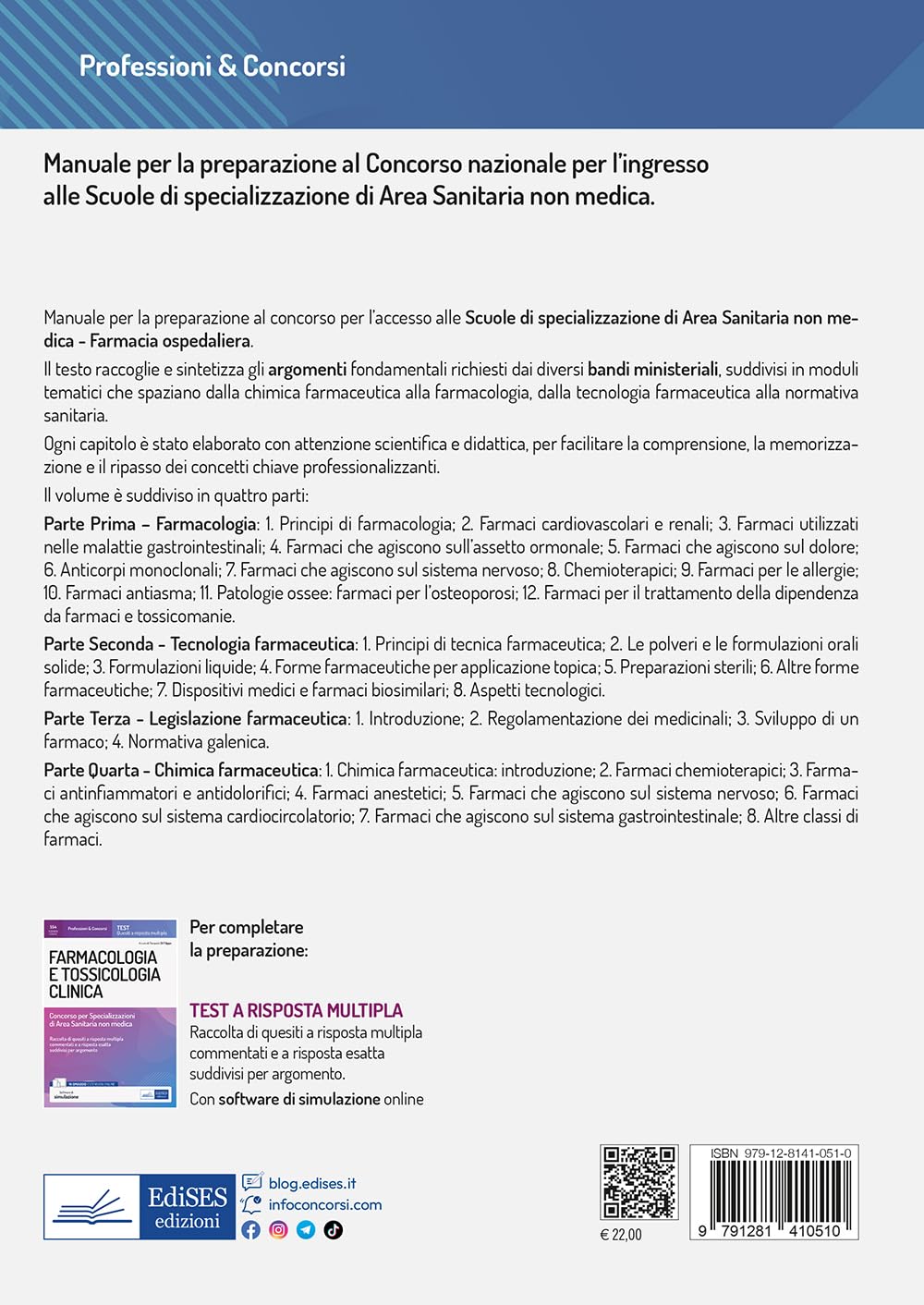 Farmacia Ospedaliera: Manuale per la preparazione