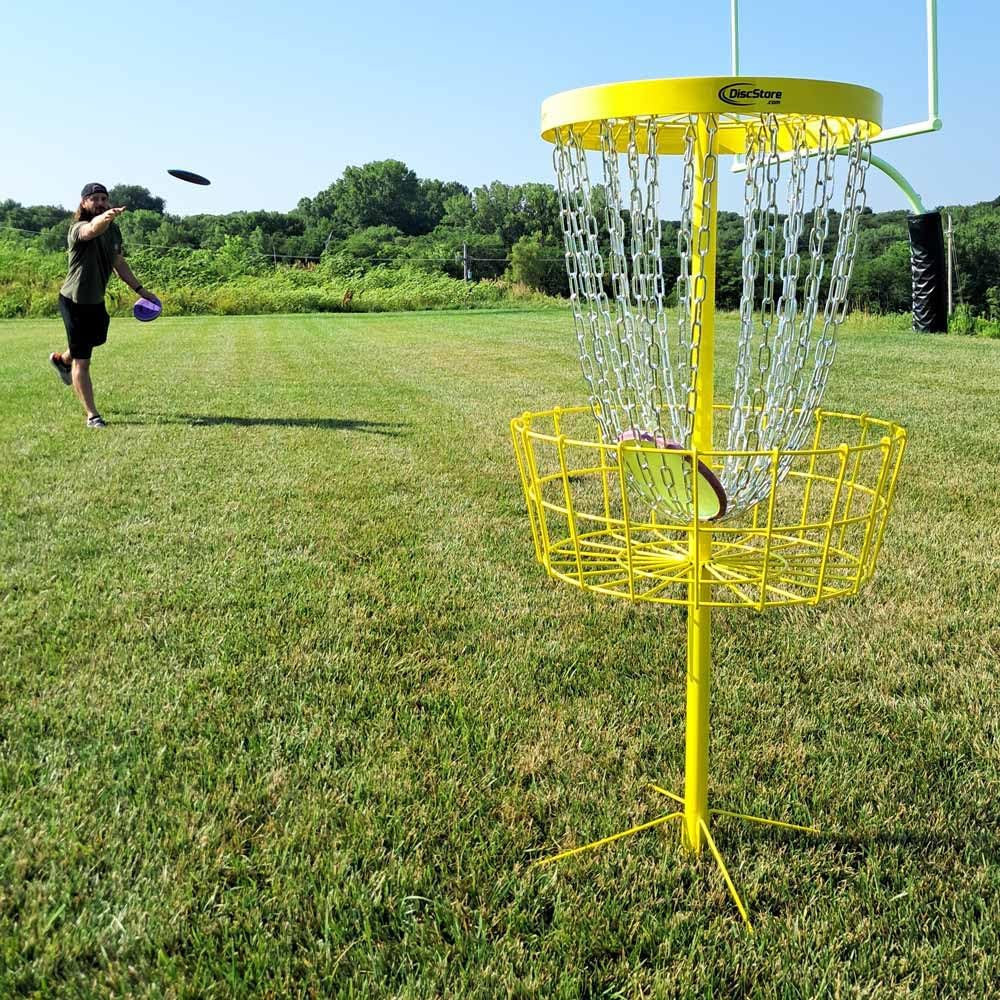Disc Store Grow The Sport Elite Disc Golf Basket - PDGA Championship Level Approved - Portable Disc Golf Target for Professional Competition and Practice - 27 Heavy Duty Chains