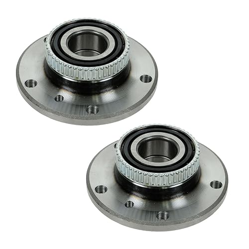 Vista 469 de TRQ Juego de 2 rodamientos de rueda trasera y conjunto de cubo con sensor ABS compatible con Ford Transit Connect 2014-2018