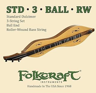Folkcraft® Mountain Dulcimer String Set, Ball Ends (.012" .015" .024"RW)