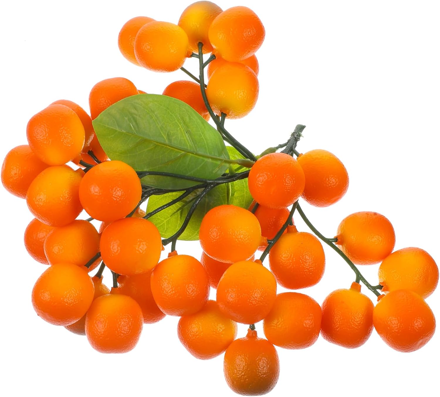 Artificial Fruit String Lifelike Decorative Fruit Prop for Home Decoration Head Orange Branch Lightweight Design for Parties and Photography