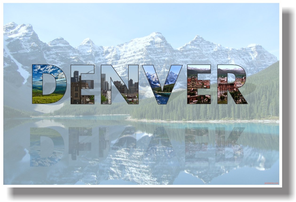 Denver, Colorado - NEW U.S State Travel Poster