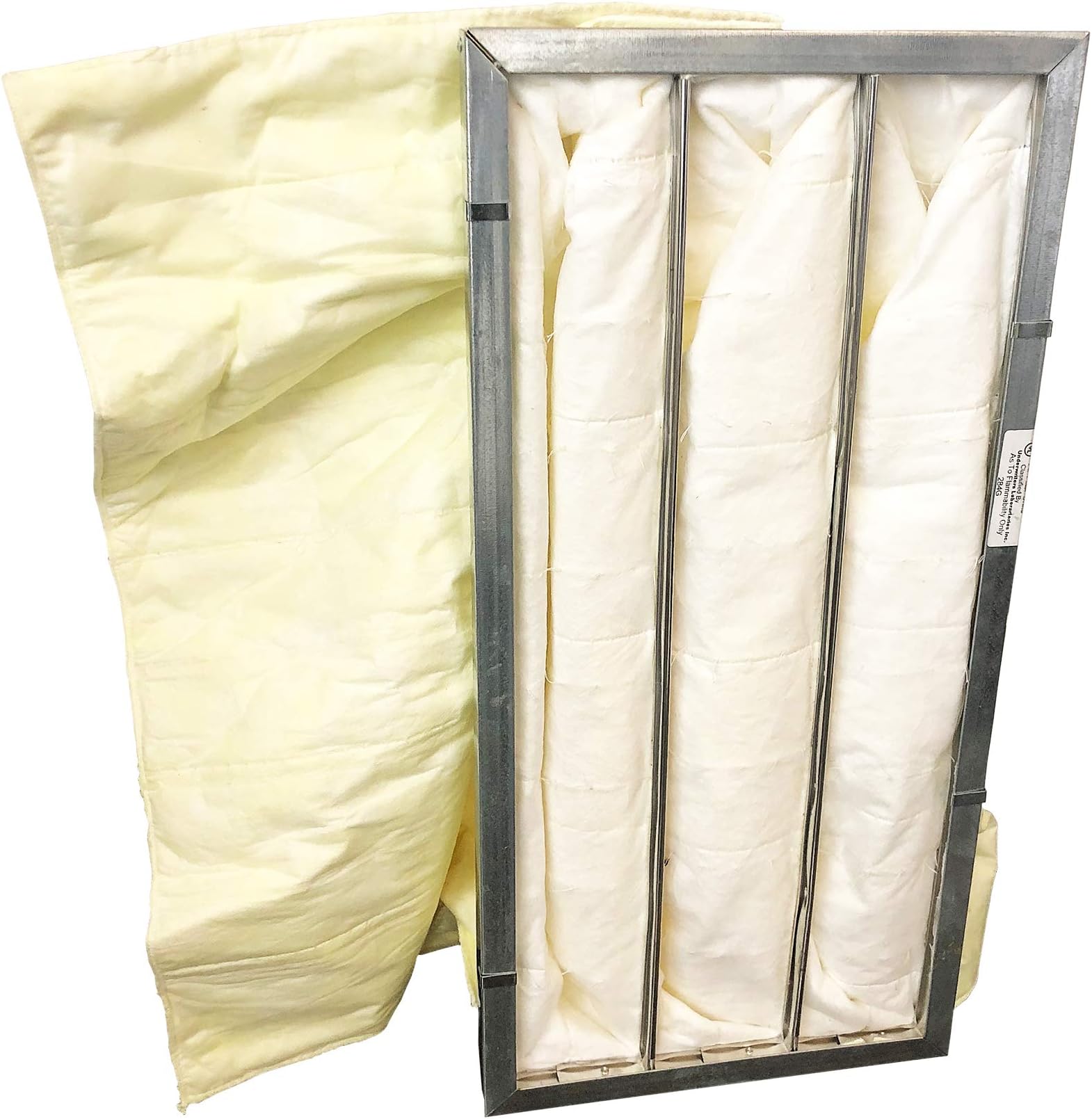 Replacement for JDS 14003 Internal Bag Filter for 750-ER Air-Tech Air Filtration System, Jet AFS-1000B | Very Durable 90-96% Dust Holding Capacity Superior Filtration | 12" x 24" x 12"