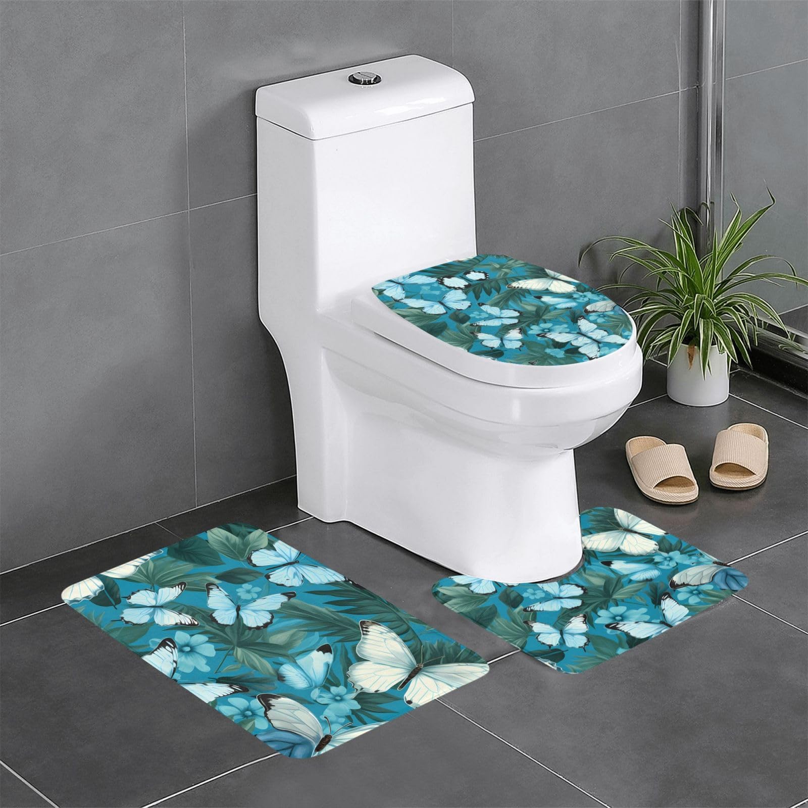 Tapis de salle de bain antidérapants haute qualité ovale et rectangulaire