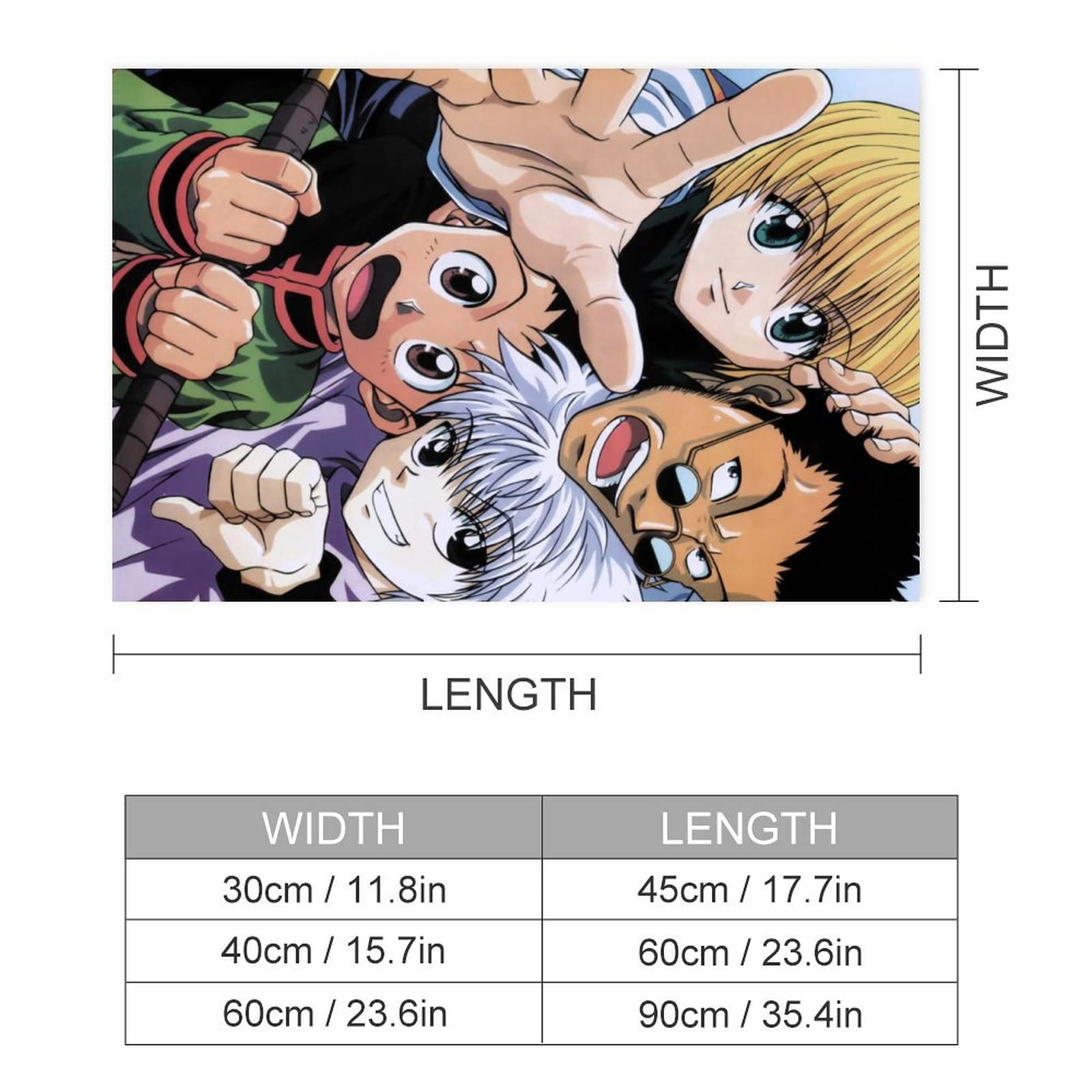 HUNTER×HUNTER ポスター HUNTER×HUNTER ハンターハンター ポスター 2枚セット B2 難あり