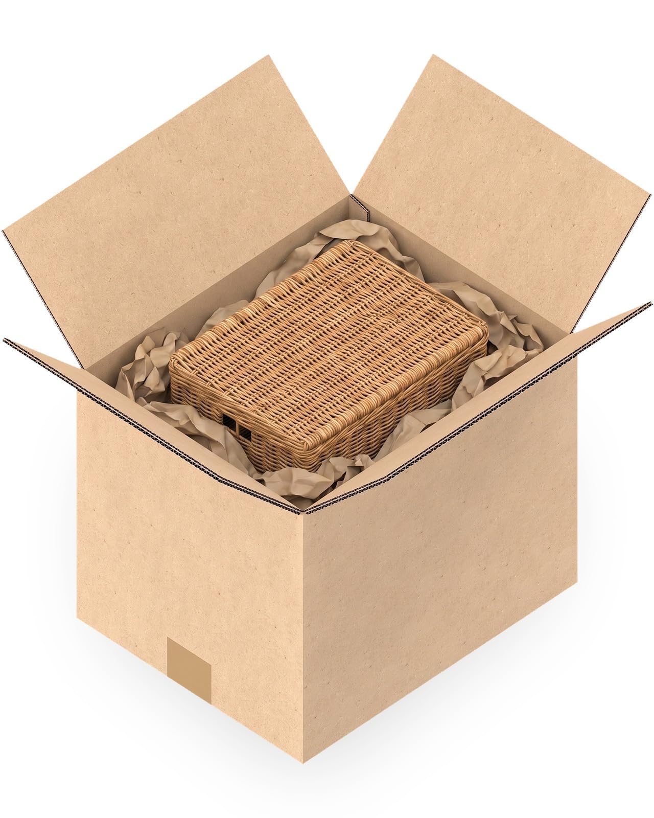 Versandkartons Kartons 540 x 440 x 450 mm 2-wellig in BC-Welle, 5 Stück | Große Faltkartons für schwere Gegenstände für den Versand, 54x44x45 cm [Größe/Menge wählbar]