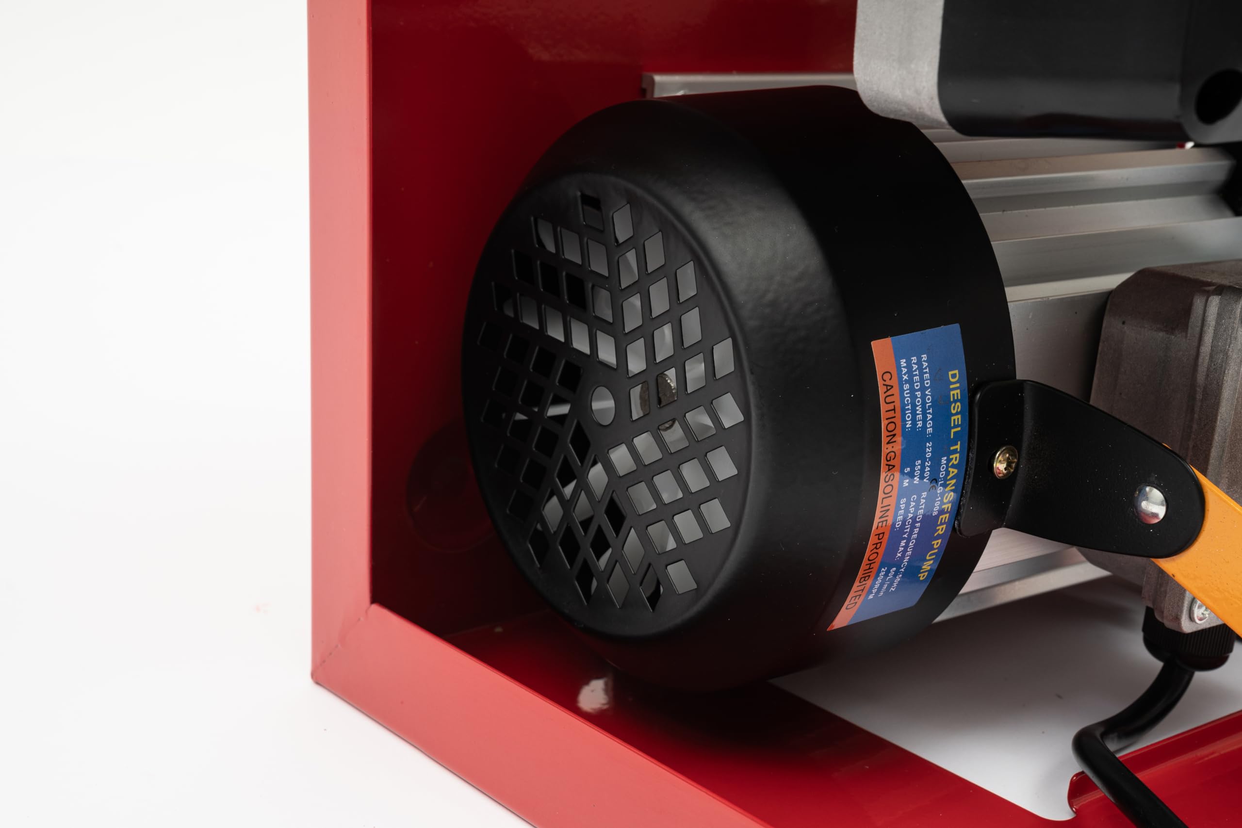 Bomba de transferencia diésel, bomba de extracción de aceite 220-230 V 550 W bomba de aceite autocebante, bomba de extracción de aceite de motor 60L/min, con mangueras y pistola de combustible, para