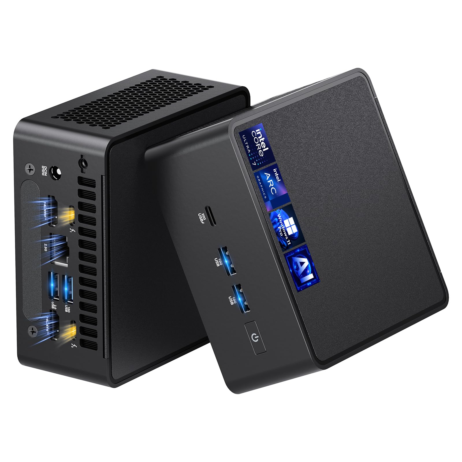 Intel NUC 15 Pro, para ASUS NUC 15 Pro Mini PC – Ultra 7 255H, 32GB RAM & 1TB SSD, Win 11 Pro, Wi-Fi 7 & BT 5.4 | PC Profesional para educación, Oficina, Digital Signage, POS & PYME