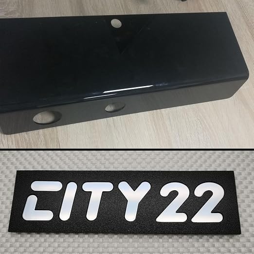 2 Pack láminas de plástico ABS negras 12" x 16" x 1/8" miniatura 6