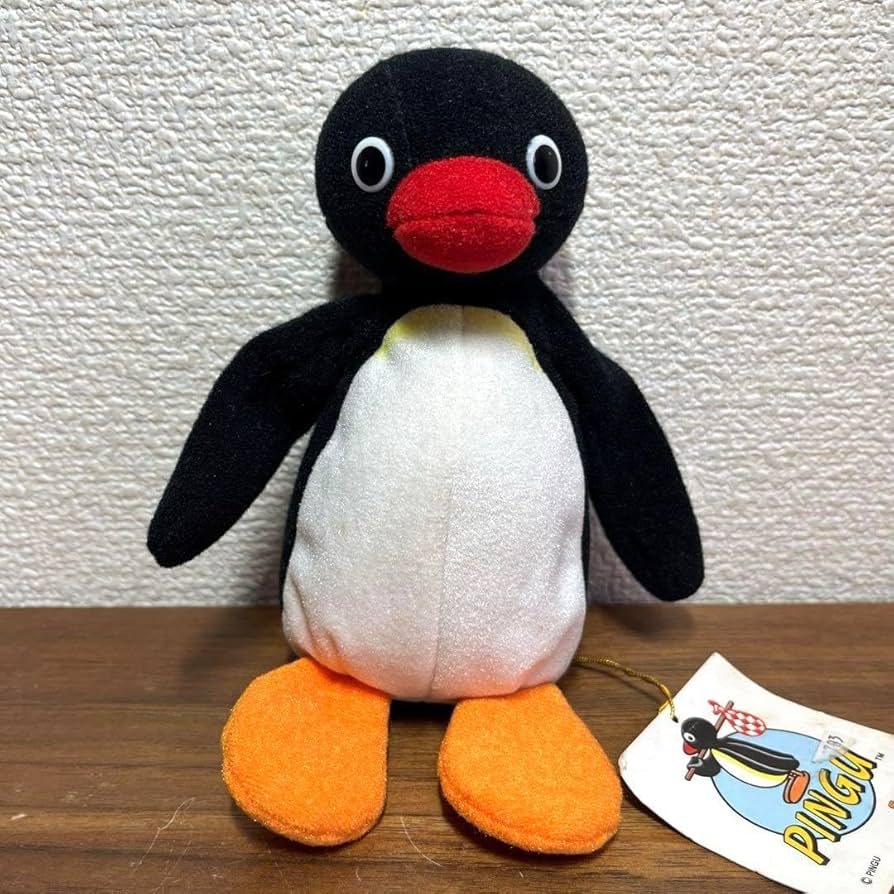 Amazon.co.jp: ピングー アクション ぬいぐるみ セキグチ : おもちゃ
