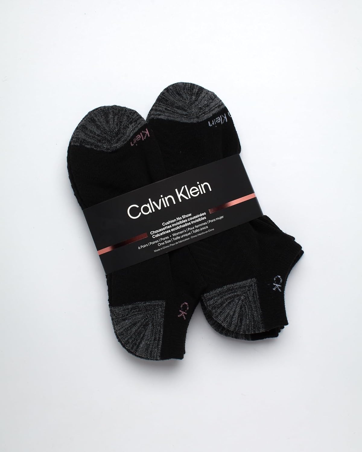 Calvin Klein Womens No Show Socks - 6 Pack Cushioned Athletic Performance Low Cut Running Socks for Women - Image 3