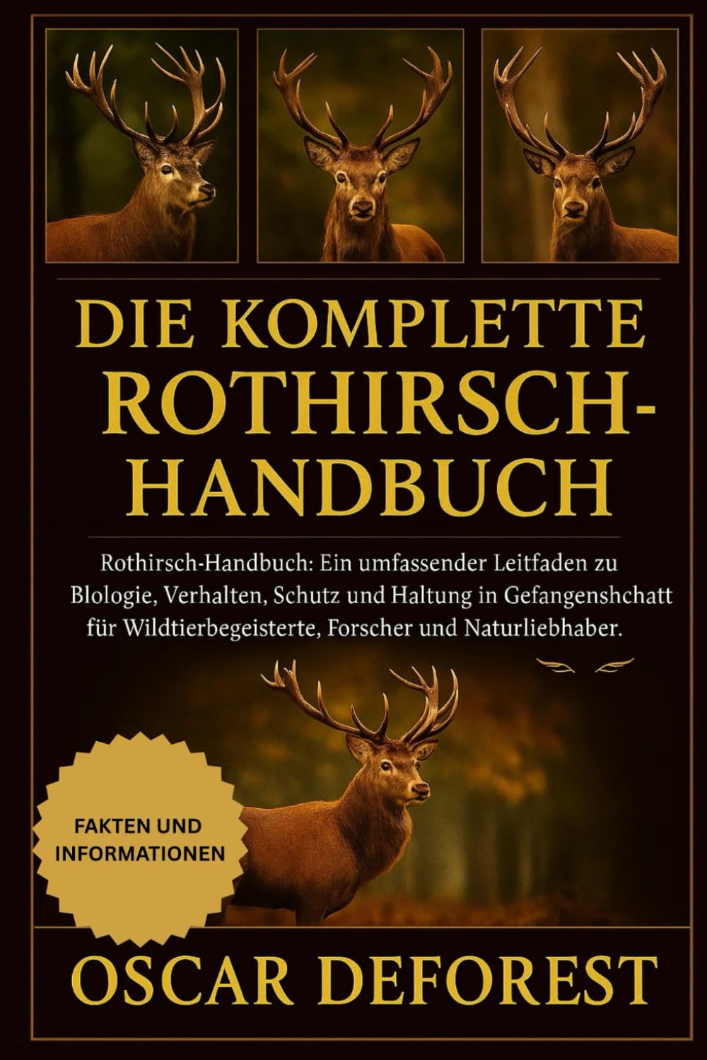 DIE KOMPLETTERothirsch-Handbuch: Rothirsch-Handbuch: Ein umfassender Leitfaden zu Biologie, Verhalten, Schutz und Haltung in Gefangenschaft für Wildtierbegeisterte, Forscher und Naturliebhaber.