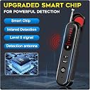 DHARM IMPEX Hidden Camera Detector Device- Pocket Sized Anti Spy Camera Detector, Listening Device GPS Tracker Detector, 5 Levels Sensitivity Adjustable 4 Professional Modes gallery image