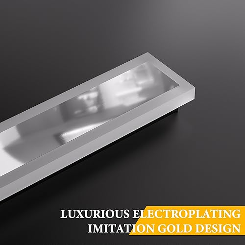 Miniatura 5 de Paquete de 2 lámparas de pared modernas para exteriores de 40 pulgadas, luces de montaje en pared de garaje al aire libre, luz LED RGB moderna de