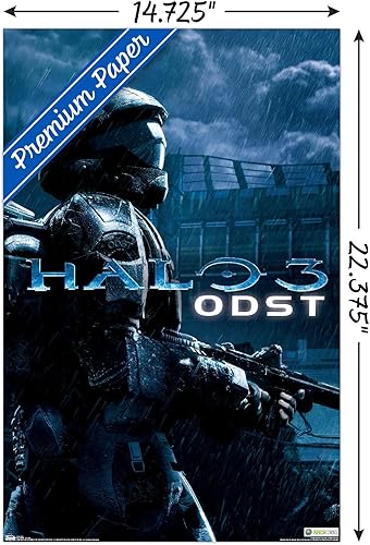 Miniatura 3 de Trends International aureola ODST - Póster de pared de arte clave, 14.725" x 22.375", versión premium sin marco
