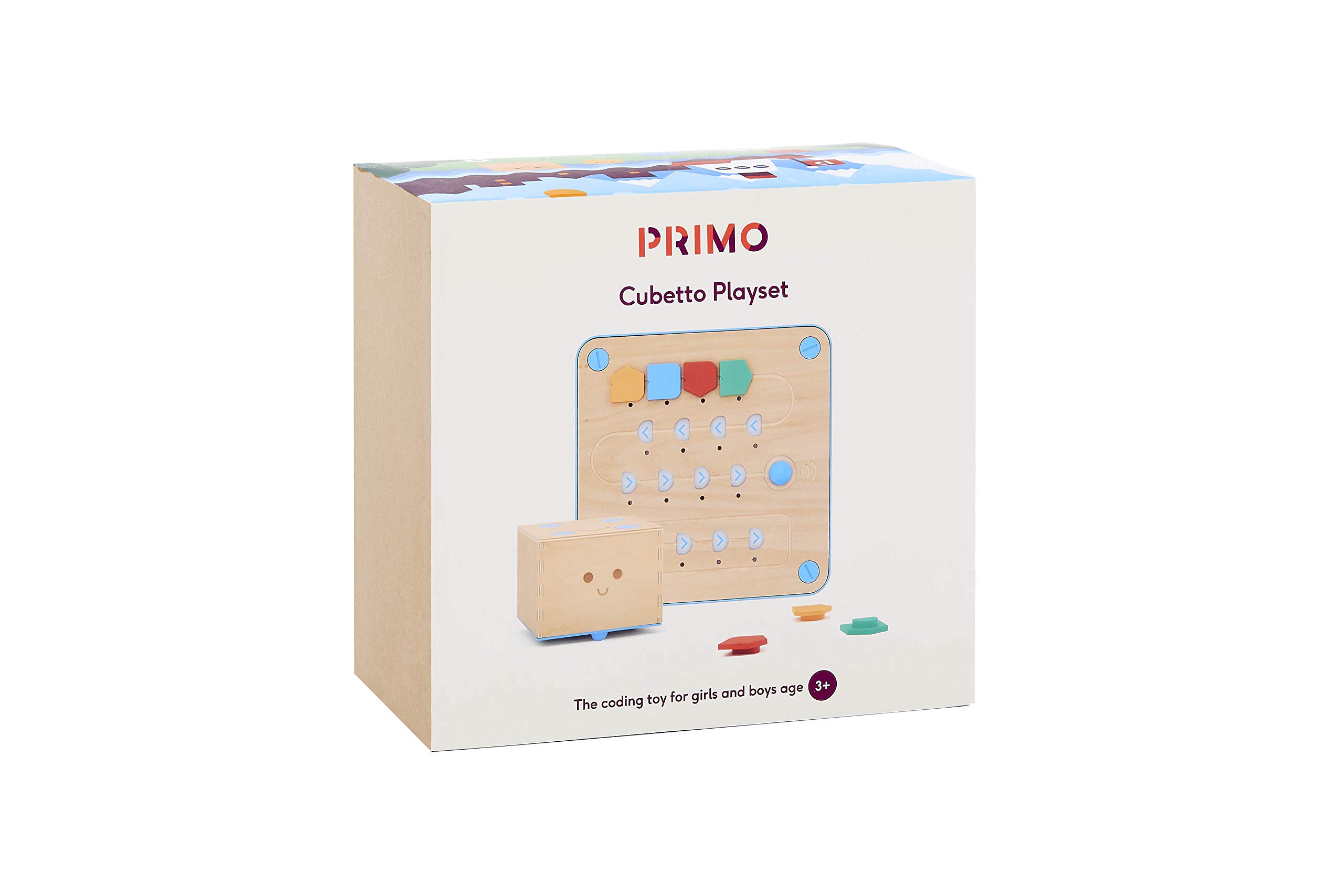 Primo Toys Cubetto Playset, Screenless Coding Toy for Children Aged 3-6
