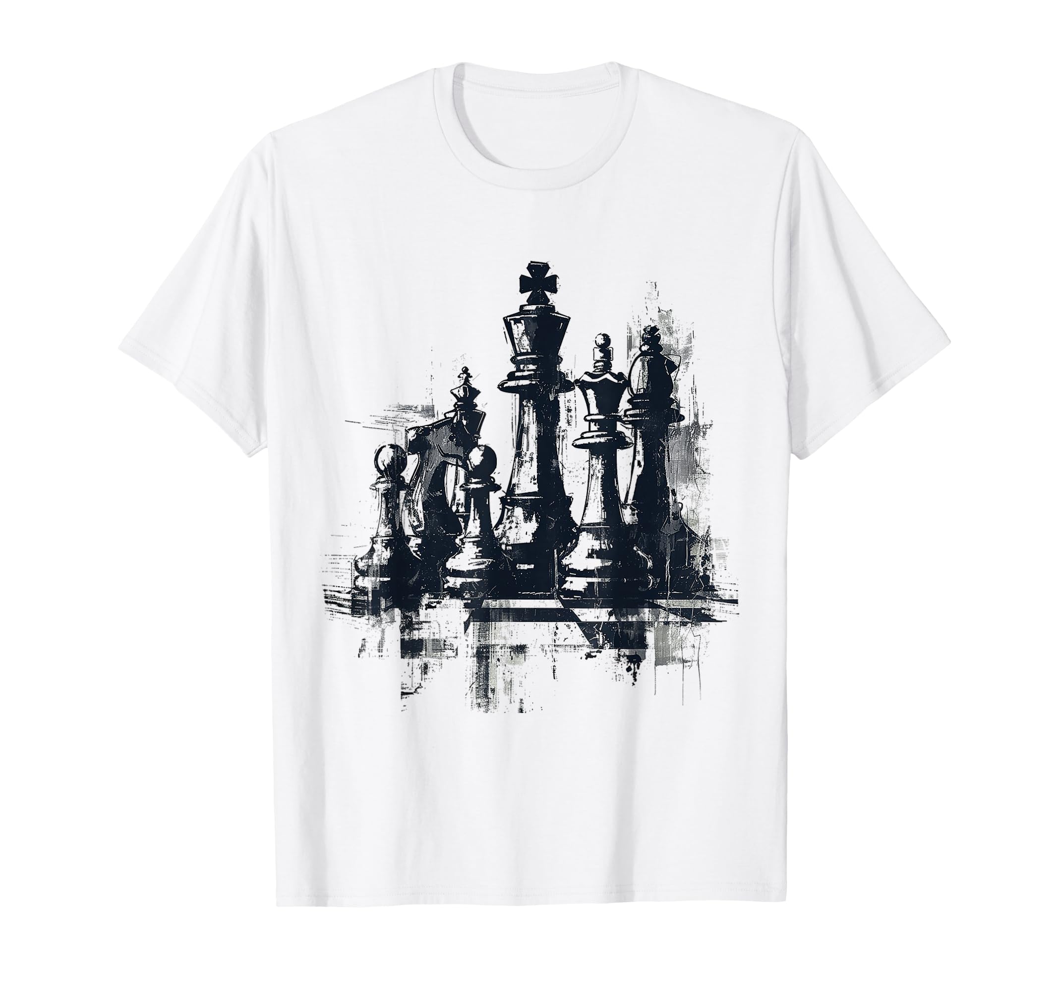 Photo 1 of @rtY Chess Illustration Abstract Drawing Graphic Art Chess T-Shirt