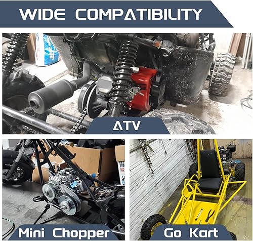 Miniatura 5 de Placa de montaje elevadora de motor convertidor de par genérico para motores de 196cc212cc en mini bicicletas Coleman