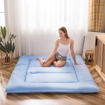 MAXYOYO Japanese Floor Mattress 4" Thick Twin Size Foldable Futon Mattress