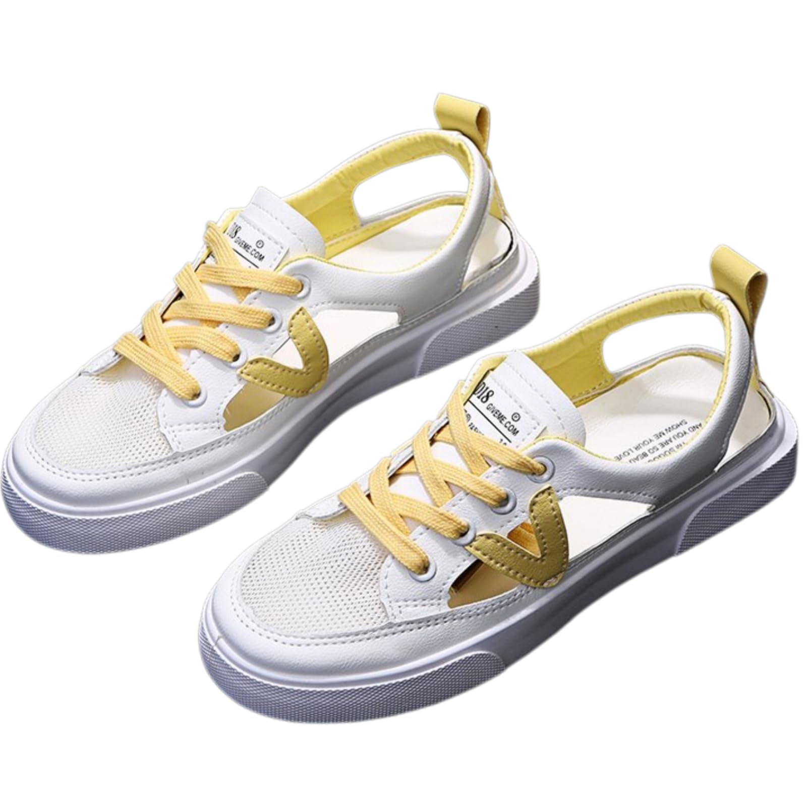Chaussures de sport en maille blanche femmes sandales légères marche taille 37