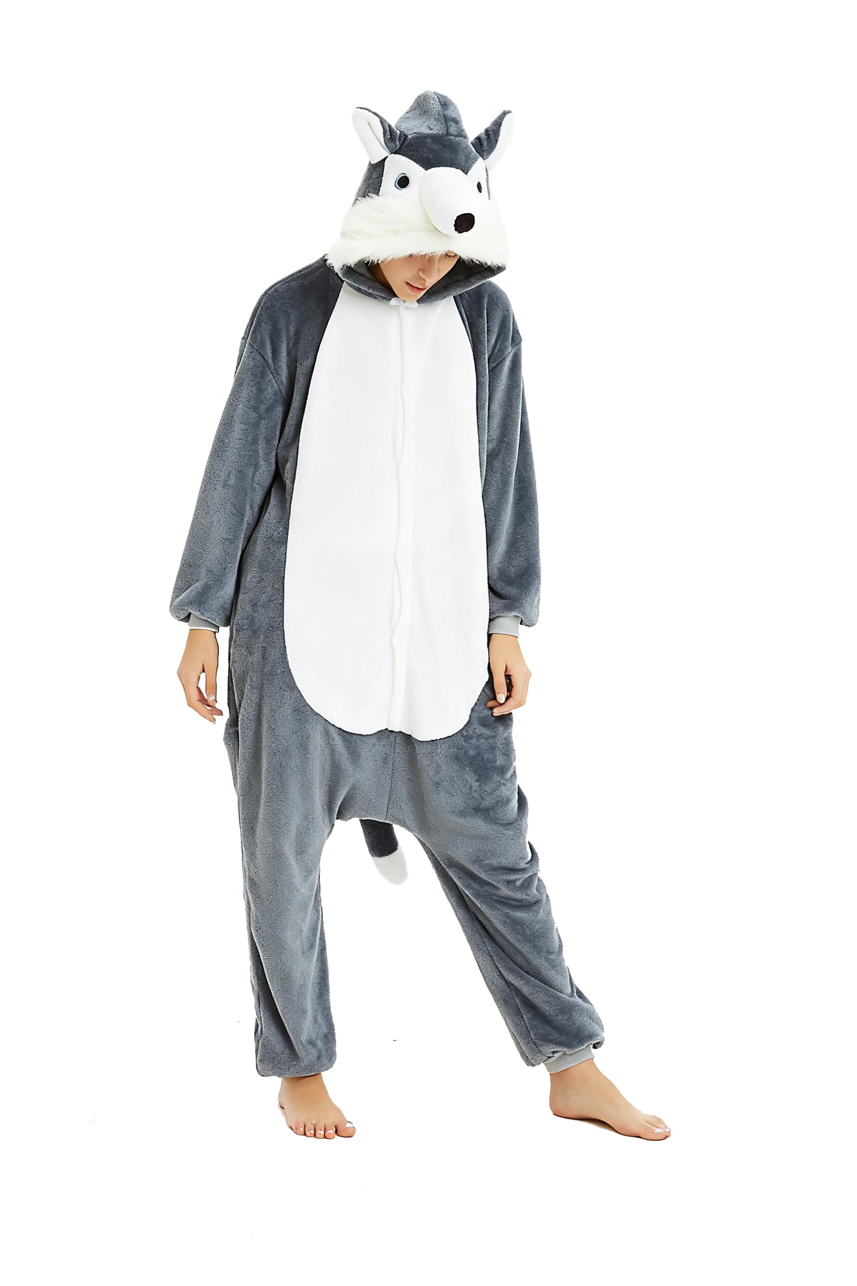 Costume Adult Jumpsuit Animal Kigurumi Pyjamas Carnival Halloween Party Christmas Unisex Women Men Cosplay Show Underwear Winter Entertainment