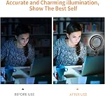 Ring Light, Video Conference Lighting Kit 3200k-6500K Dimmable Led Ring Light Clip on Laptop Monitor for Zoom Meeting/Remote Working/Video Calls/Live Streaming/YouTube Video/Makeup/TikTok