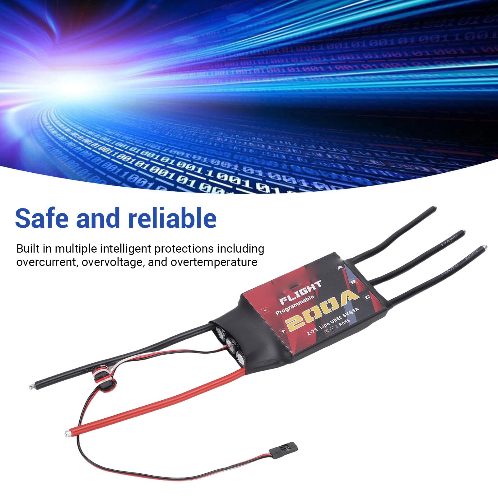 Bezszczotkowy ESC, 5A UBEC PCB Elektryczny Regulator Prędkości dla 2-7S Akumulatora LiPo Puszczania Samolotów Quadcopter Multirotor