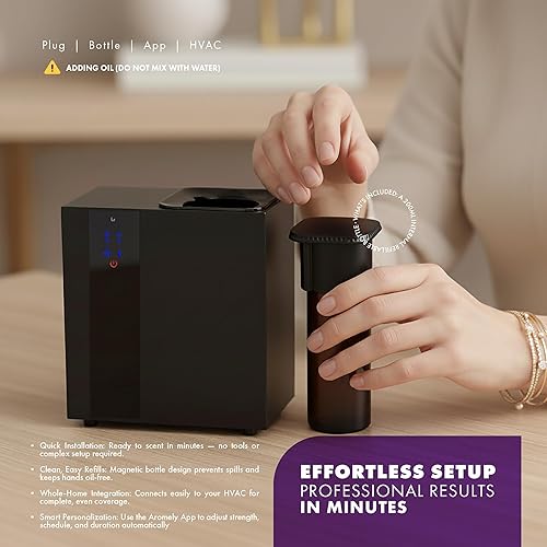 Miniatura 6 de Smart Bluetooth HVAC Scent Diffuser - Whole Home & Commercial Aroma System, Waterless Aromatherapy, Ideal for Whole House and Office Scenting, App