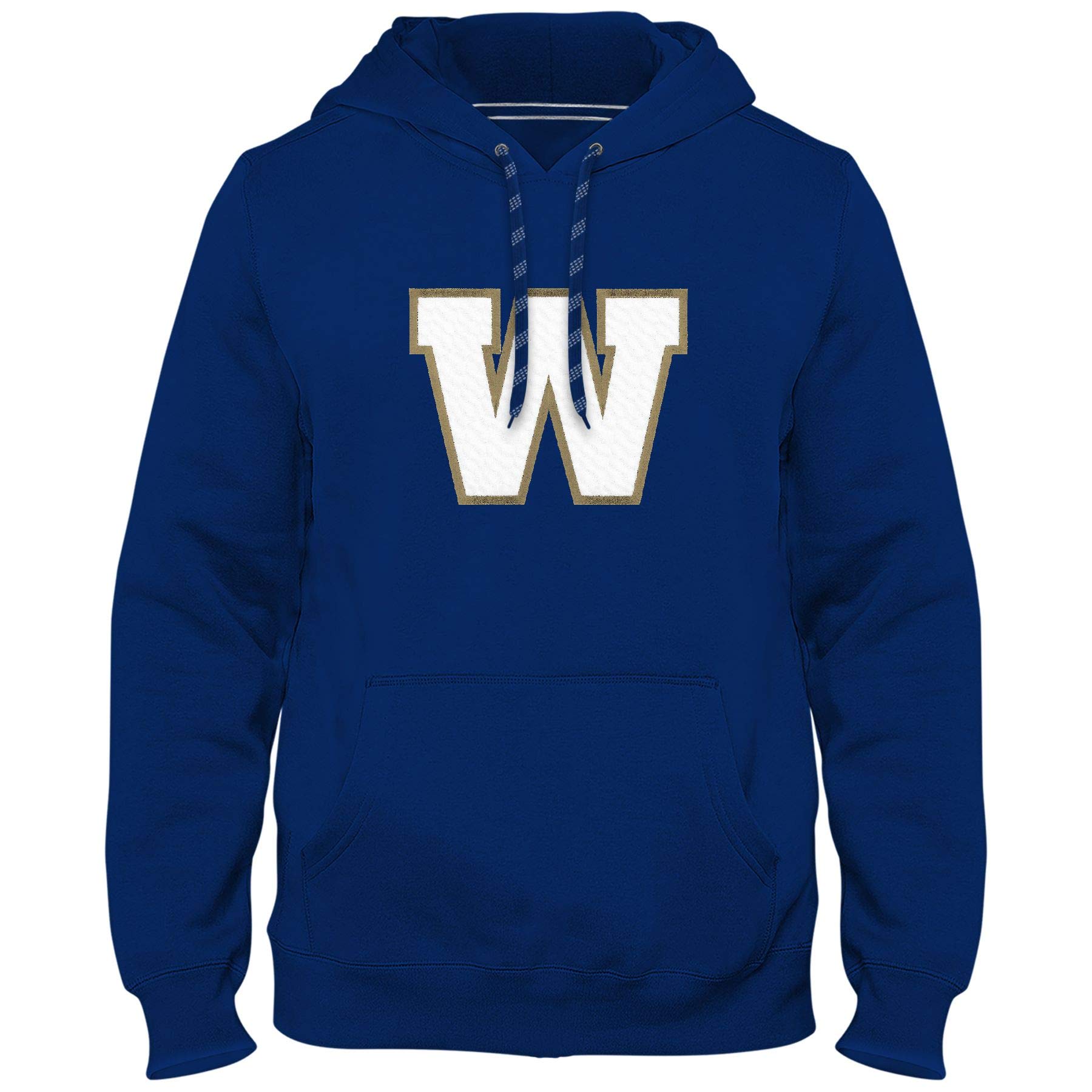 Bulletin Winnipeg Blue Bombers CFL Express Twill Logo Hoodie - Royal Blue - 3X-Large