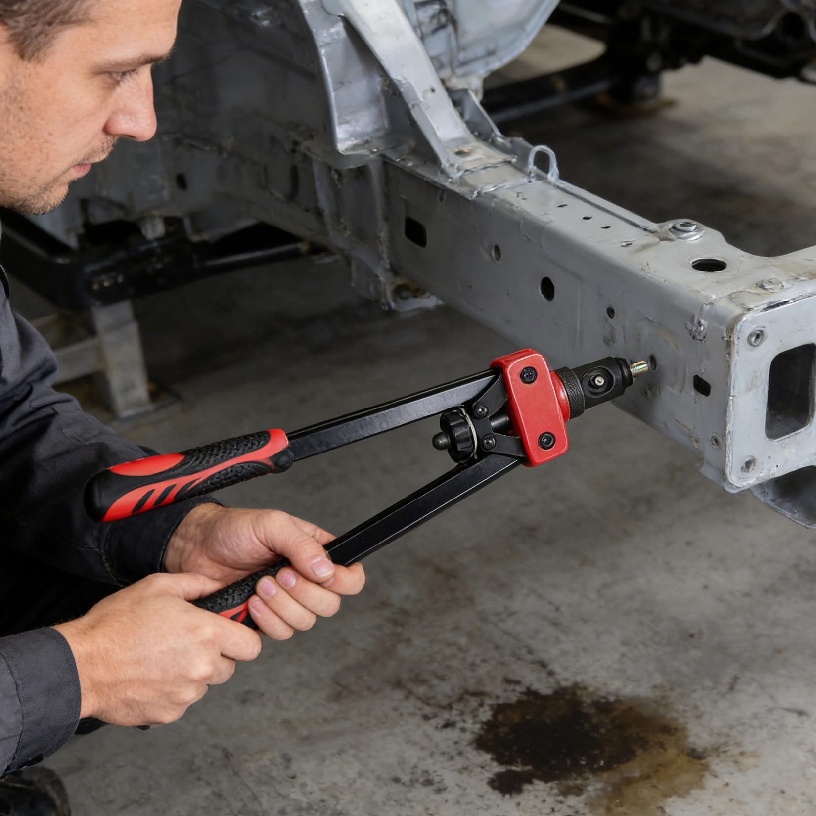 300 pezzi Inserti Filettati M3-M10, Rivetti Filettati in Acciaio al Carbonio, Testa Piatta Tonda, Nutsert Zincati, Dadi Rivettati per Lamiere Metalliche, Legno, Automobili e Applicazioni Varie