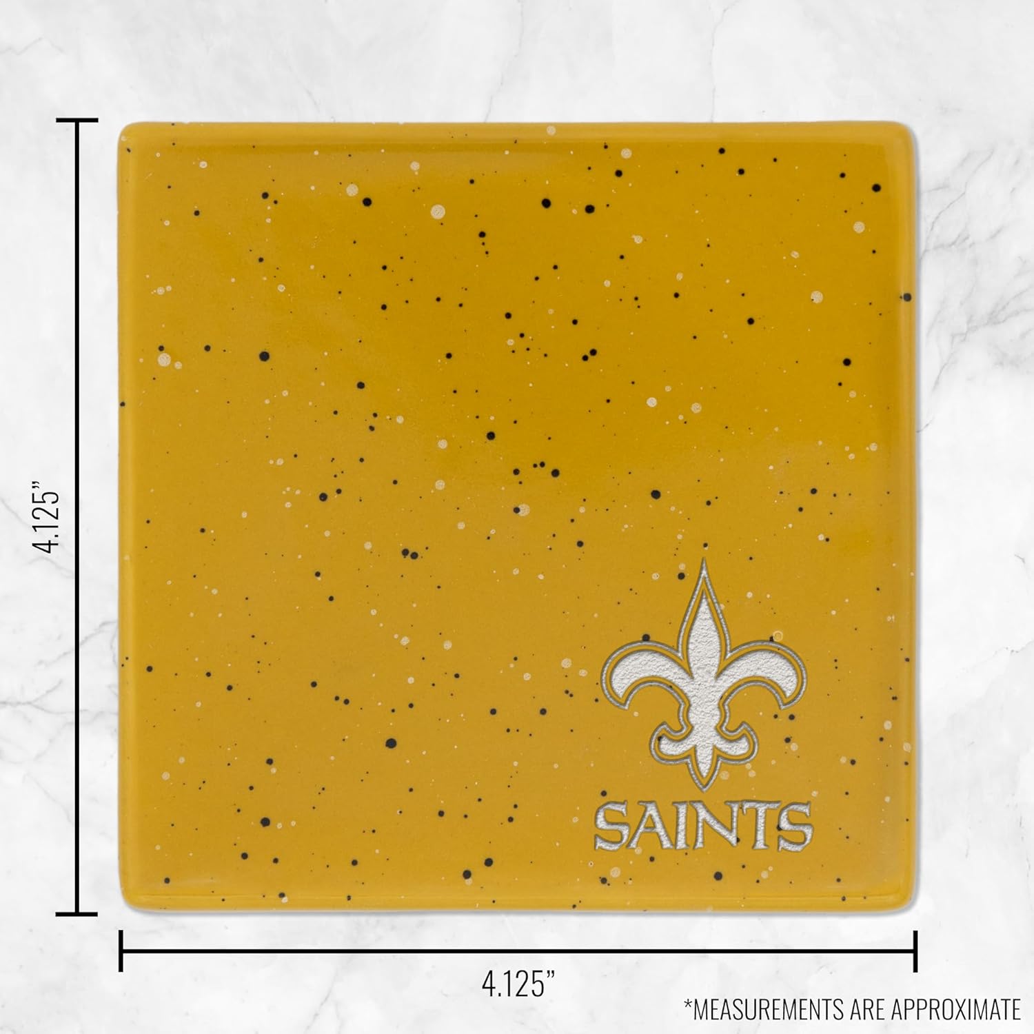 Rico Industries NFL Football Standard Set of 4 Ceramic Drink Coasters with Non-Slip Cork Base for Drinks - Image 6