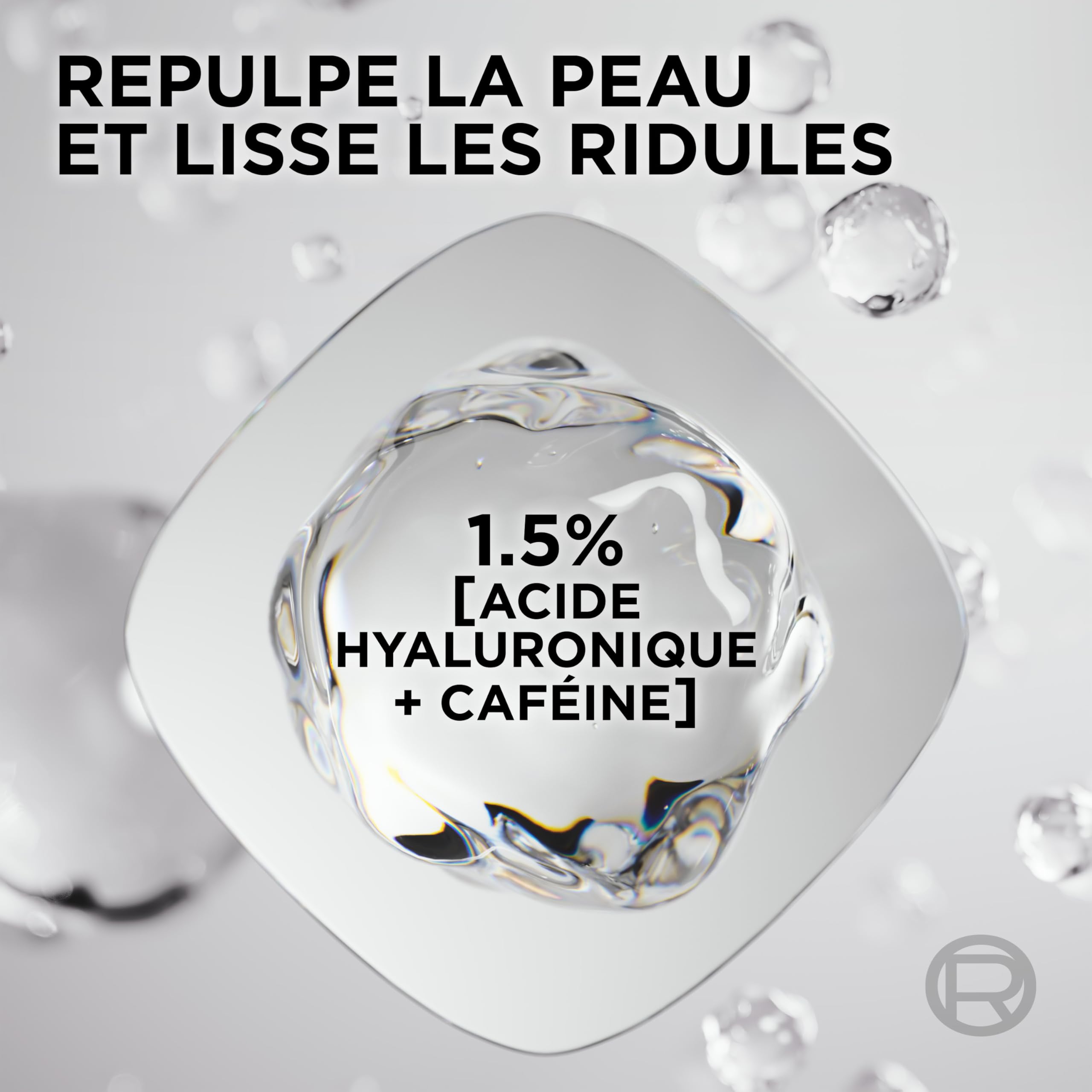 L'Oréal Paris - Świecące serum korygujące - Koryguje cienie i nawilża - Formuła z kwasem hialuronowym i kofeiną - Idealne dopasowanie - Odcień : 0,5D - 11 ml