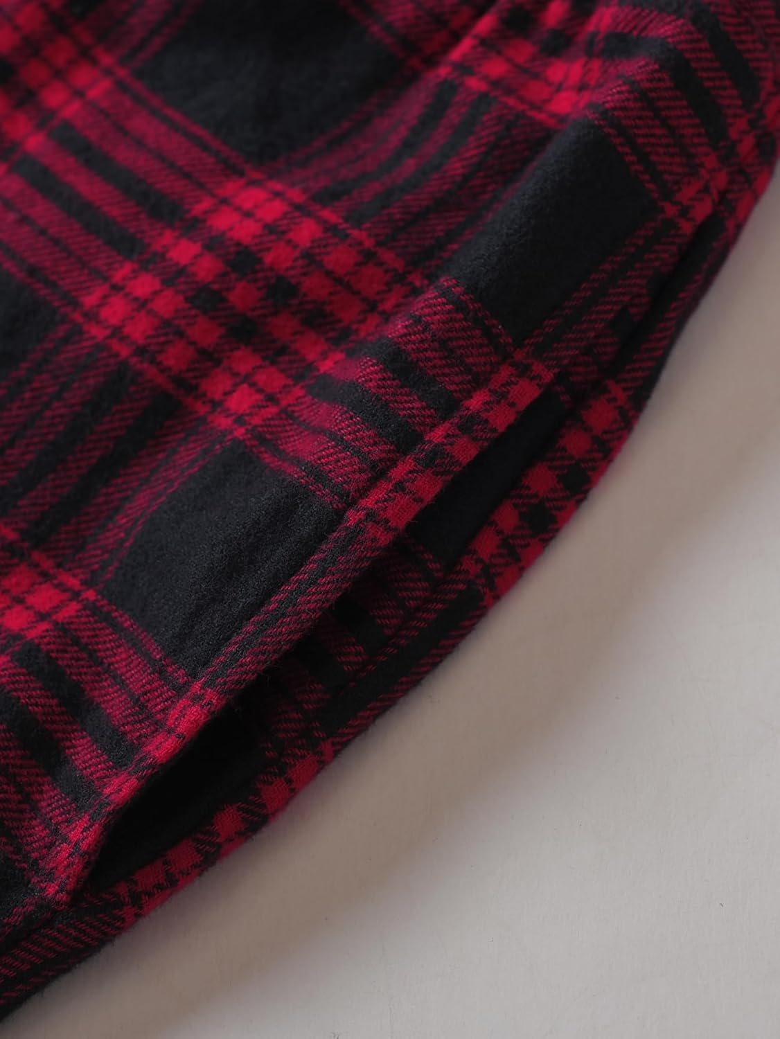 Esenchel Women's Petite Flannel Pajama Pants Cotton Jogger Lounge Pants - Image 3