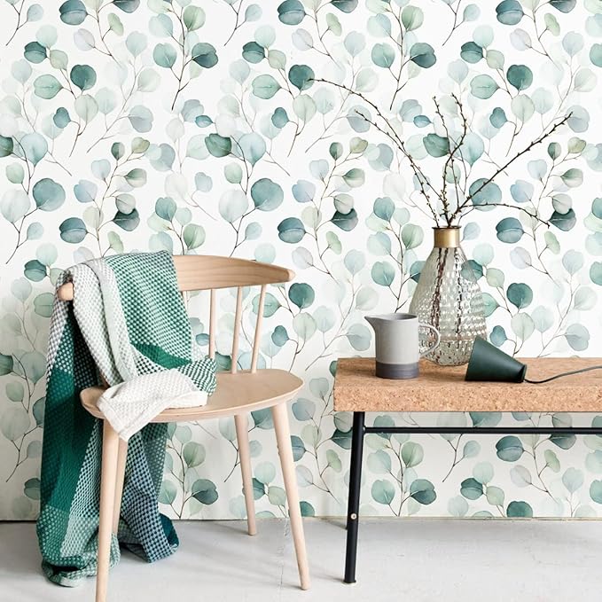 Floralplus Peel and Stick Wallpaper Removable Boho Wallpaper for ...