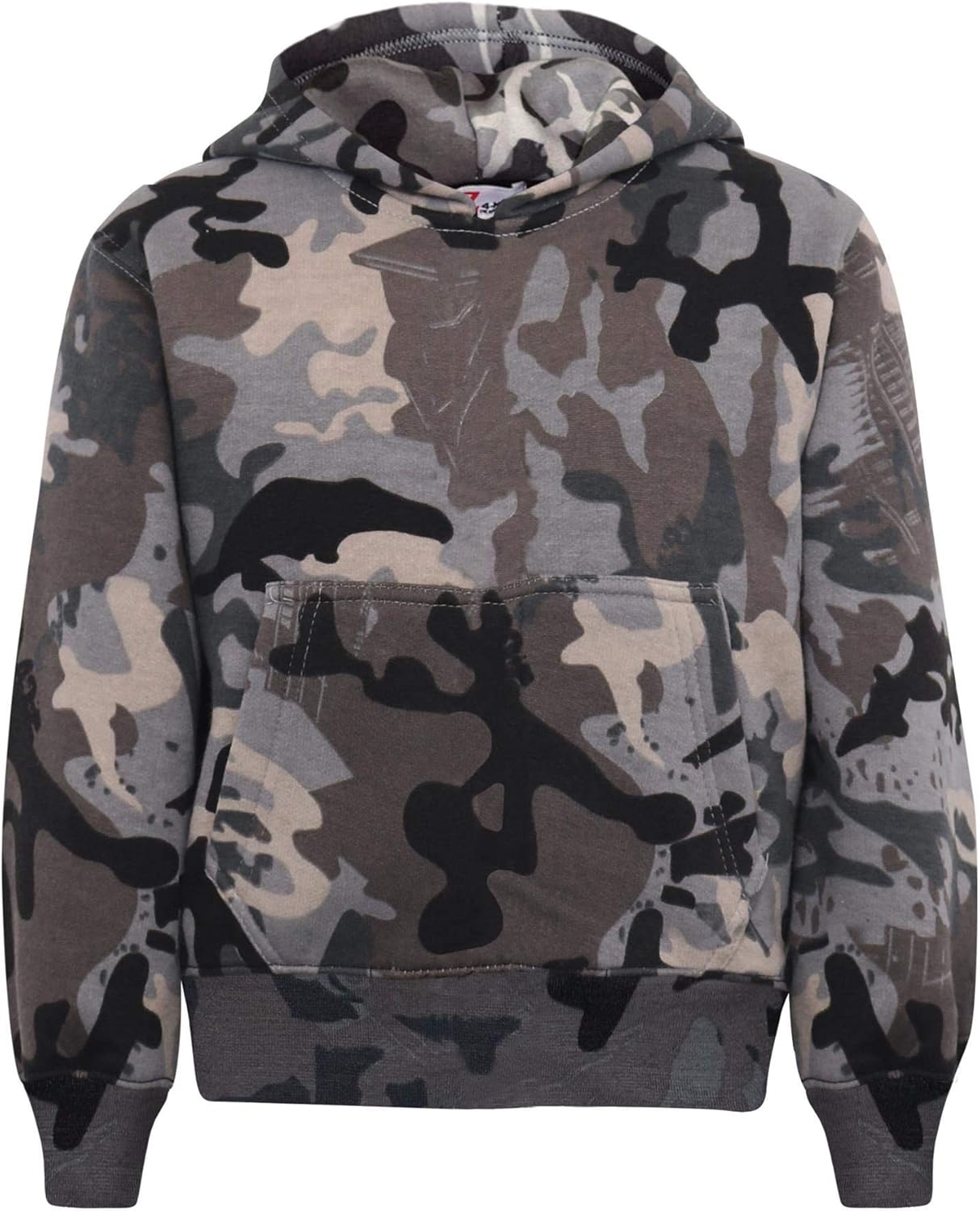 Kids Girls Boys Hooded Hoodie Camouflage Charcoal Tracksuit Jogging Suit Joggers