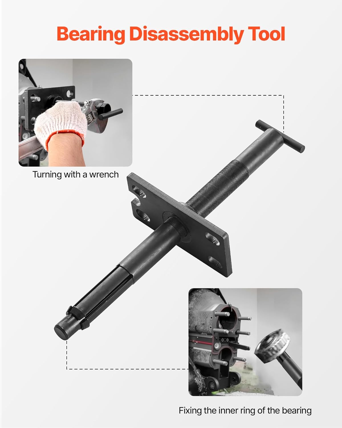 VEVOR Mercruiser Alignment Tool & Gimbal Bearing Puller Set, Compatible with Mercruisers, OMC, Volvo Cobra Bell Housings, Engine Alignment Tool, Bearing Puller Seal Bellow Expander Tools Installer