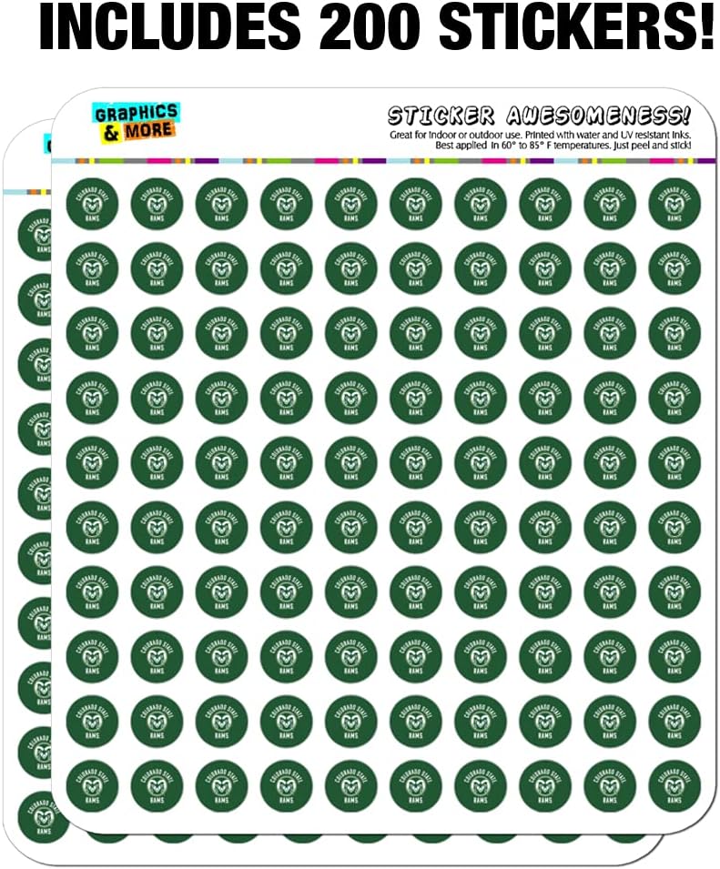 Colorado State University Rams Planner Calendar Scrapbooking Crafting Stickers - Image 3