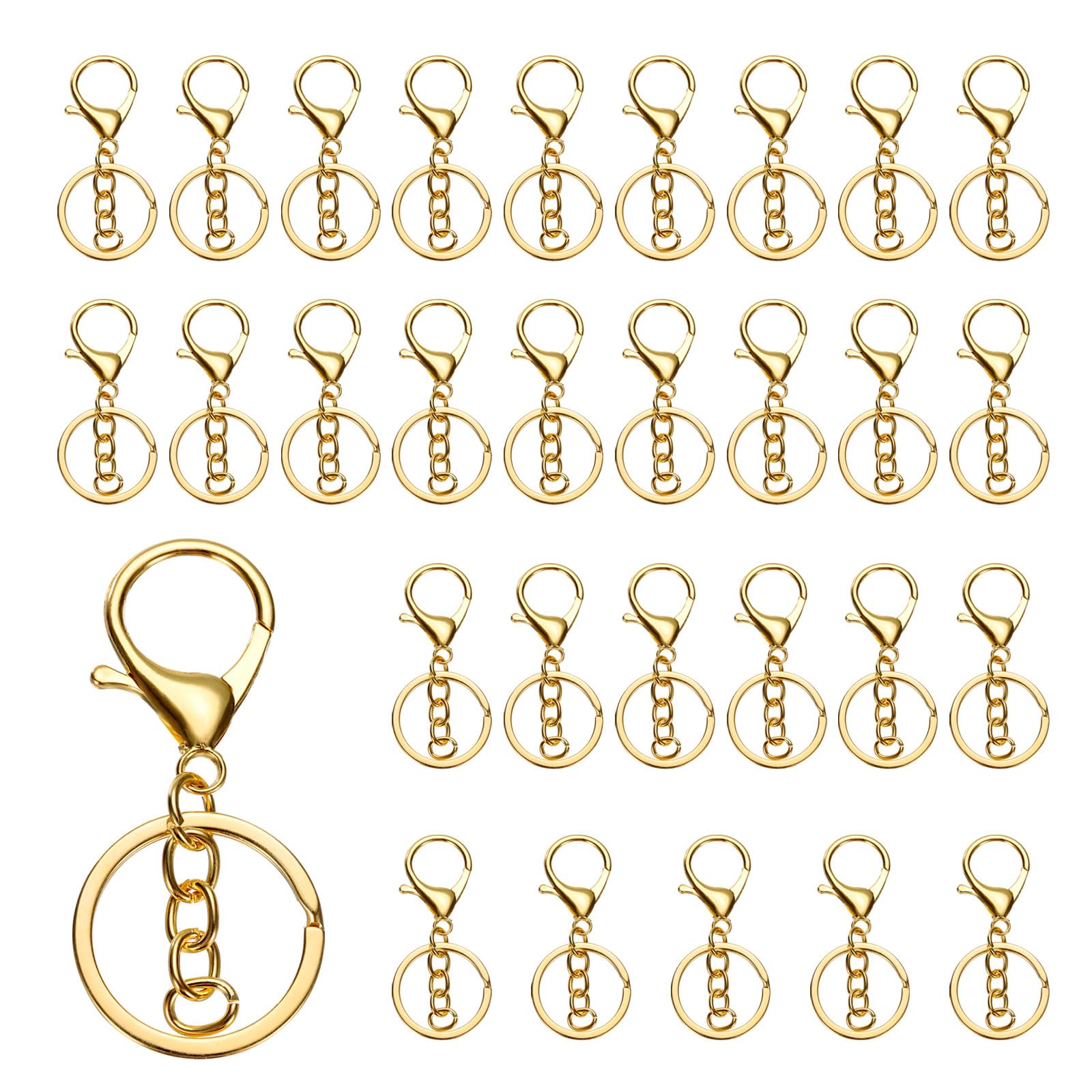 uxcell Lobster Claw Clasps Keychain