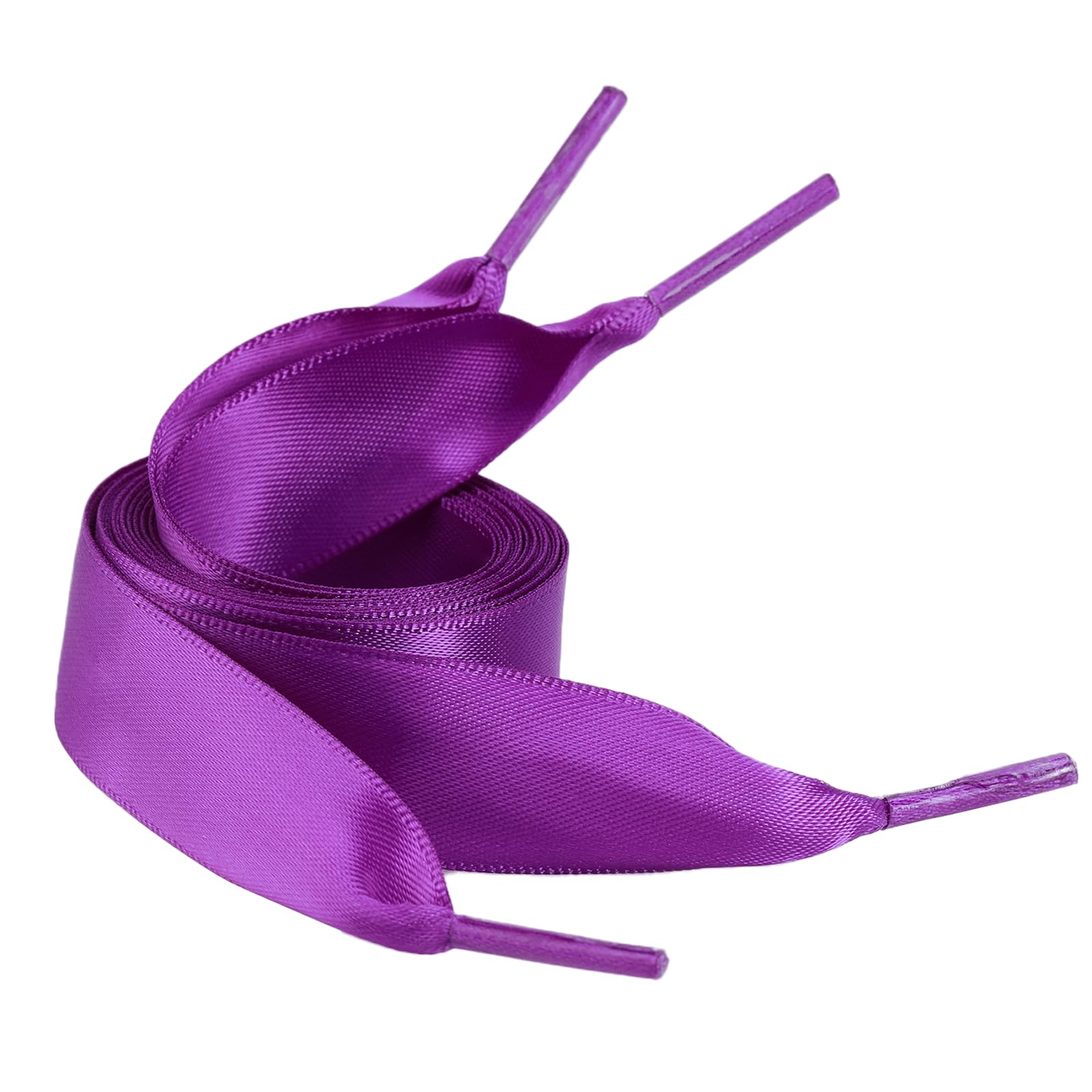 5Chaos Satin Ribbon Shoelaces for Fun, 3/4" Wide Shoe Laces 1 Pair