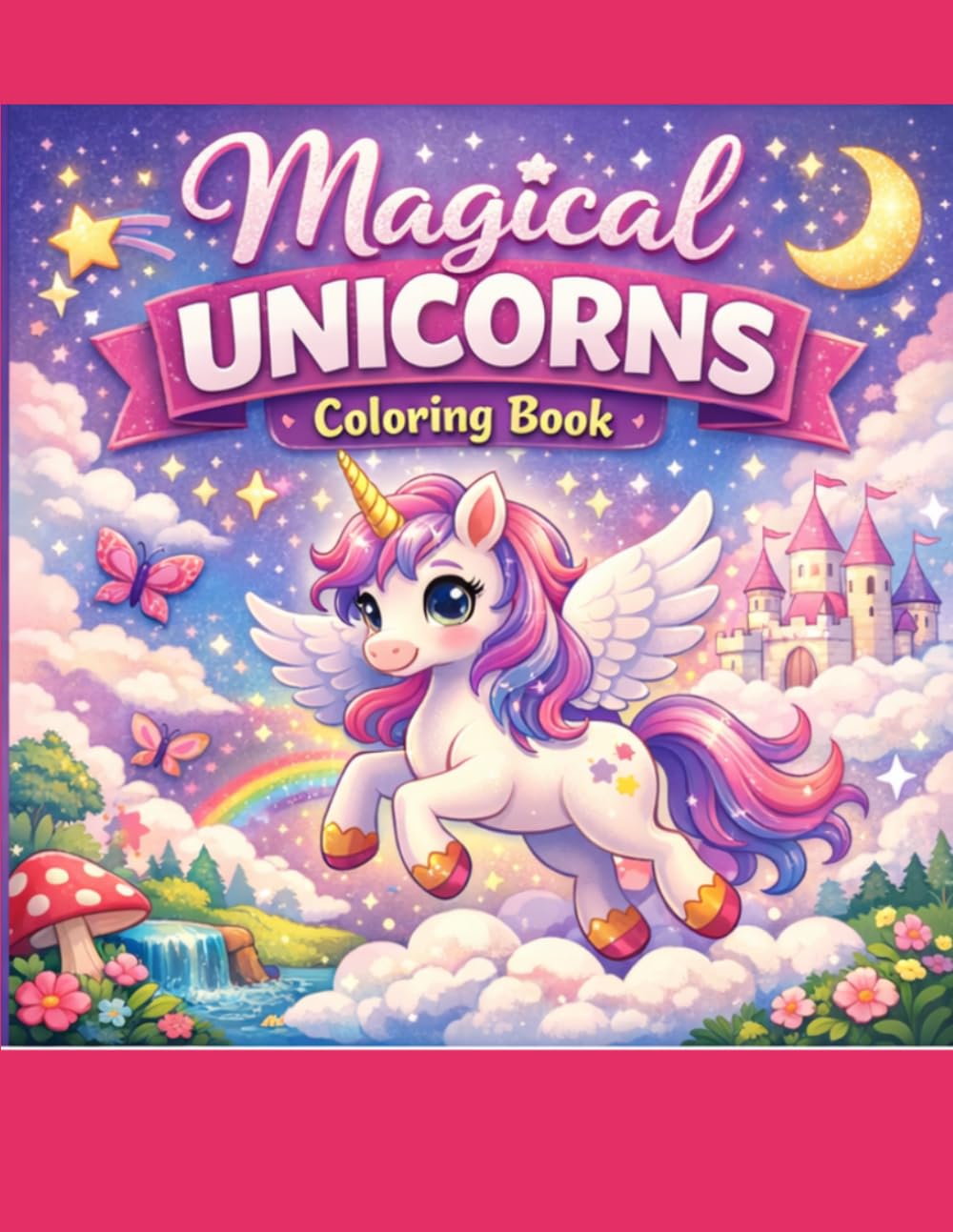 Magical Unicorns Coloring Book