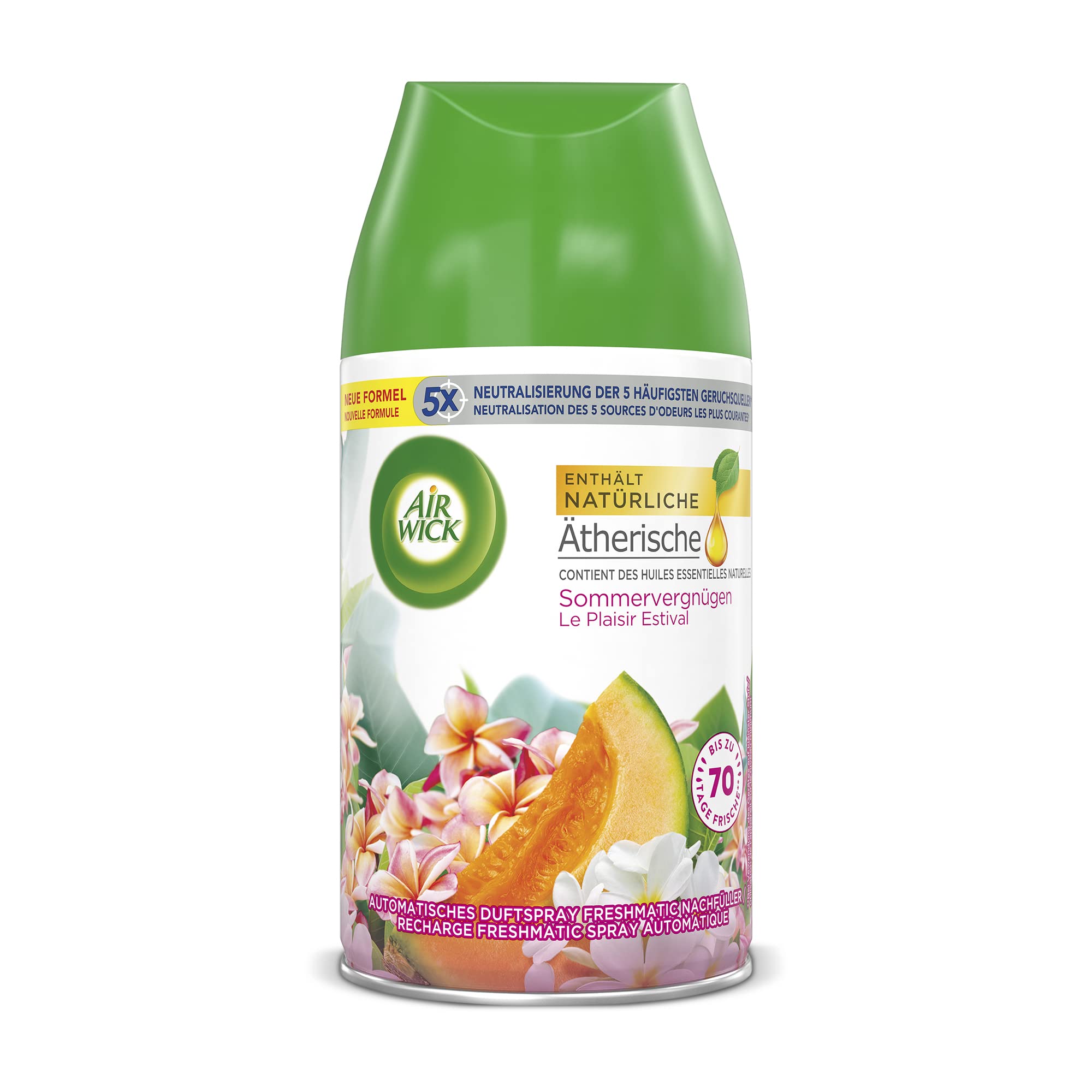 Air Wick Freshmatic Max - Ricarica per Air Wick Freshmatic Max - Profumo: piacere estivo - 6 ricariche da 250 ml