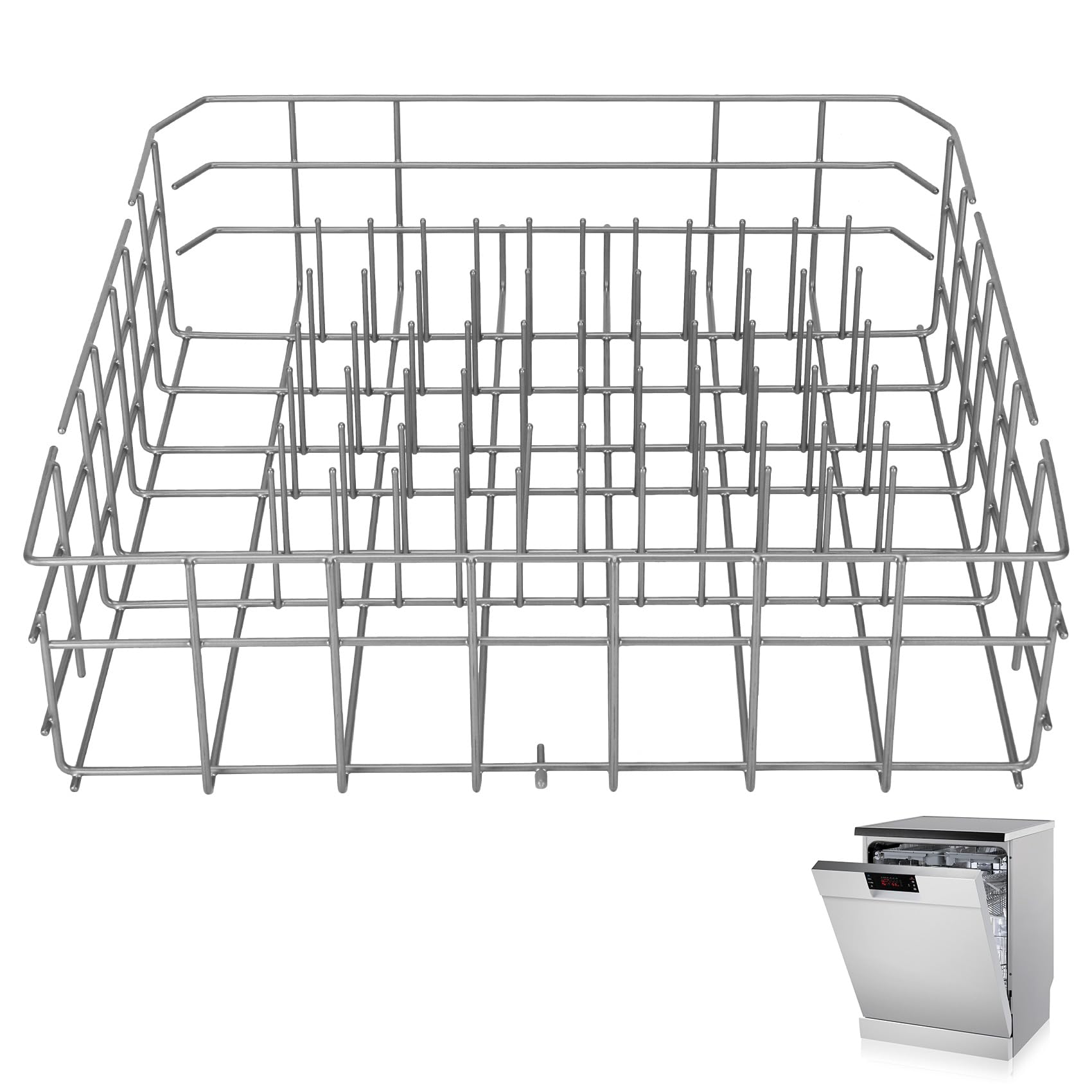 W10728159 Dishwasher Lower Rack, Replace kitchenAid w10728159 Dishwasher Lower Rack Dishwasher rack W10082825 and Kenmore elite dishwasher Bottom Basket W10525645