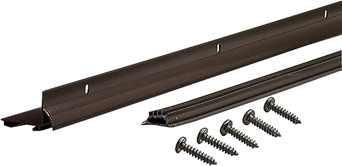 M-D Building Products 81927 DB001 - Parte inferior de puerta en forma de L con tapa de goteo, color bronce