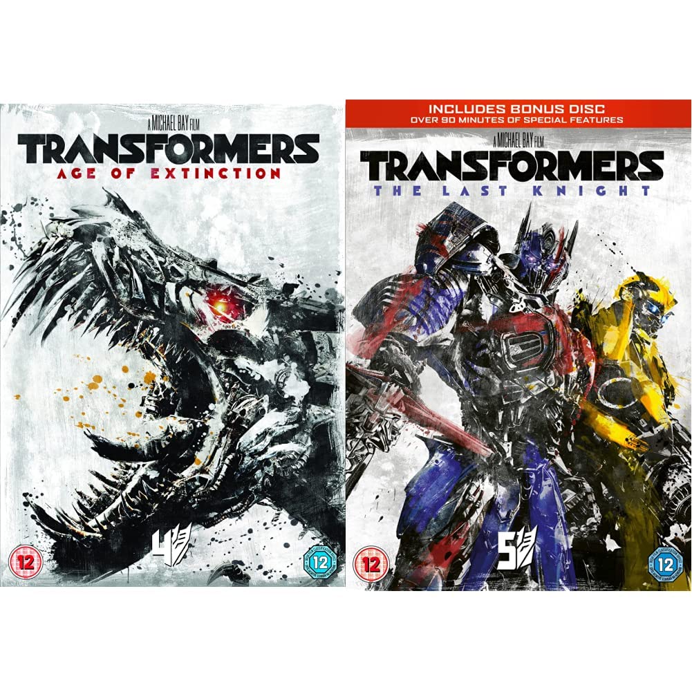 Transformers Age Of Extinction Dvd And Transformers The Last