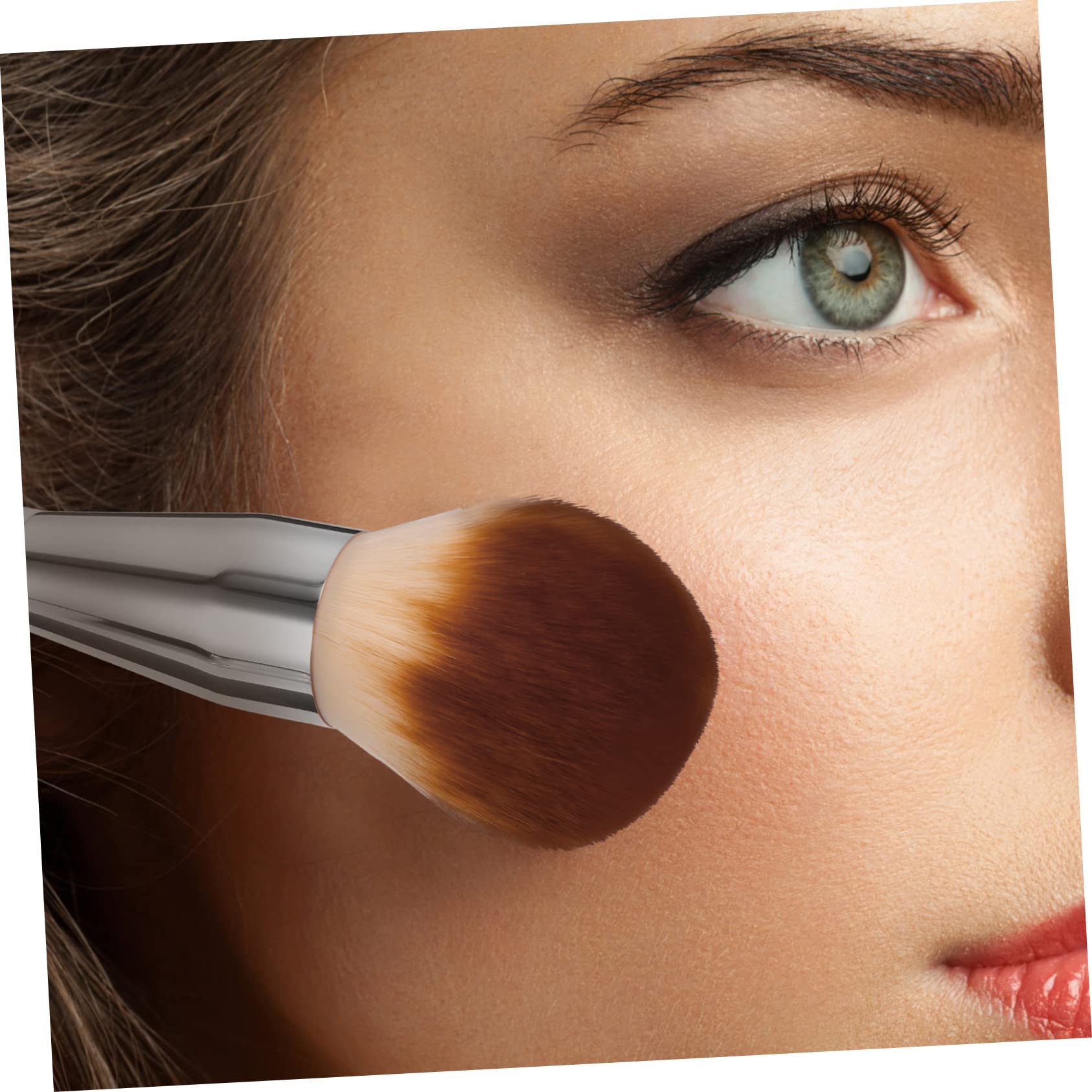 MAGICLULU Collezione Di 3 Pennelli Per Il Trucco Da Donna Set Di Pennelli Per Il Trucco Dettagliato Per Fondotinta Contouring E Illuminante